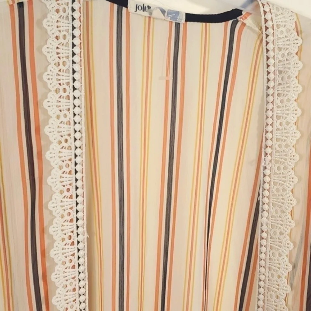 Jolt kimono Stripes Swim cover-up Size XL